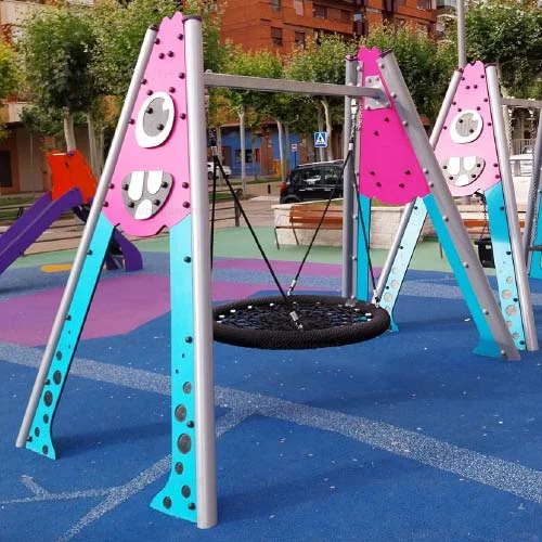 Balançoire Nid d'oiseau pour aires de jeux sur le thème des monstres